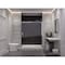 Anzzi 48 in. x 76 in. H Sliding Frameless Shower Door in Chrome w/ Tsunami Guard Tempered Clear Glass SD-FRLS05701CH - alternate 2